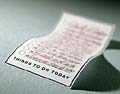 What to Do With Your "To-Do List"