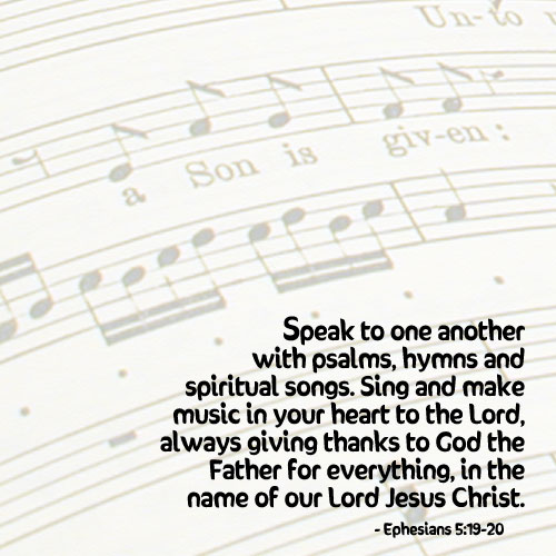 scriptures about singing praises