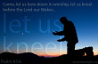 Psalm 95:6-7