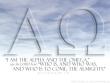 Revelation 1:8