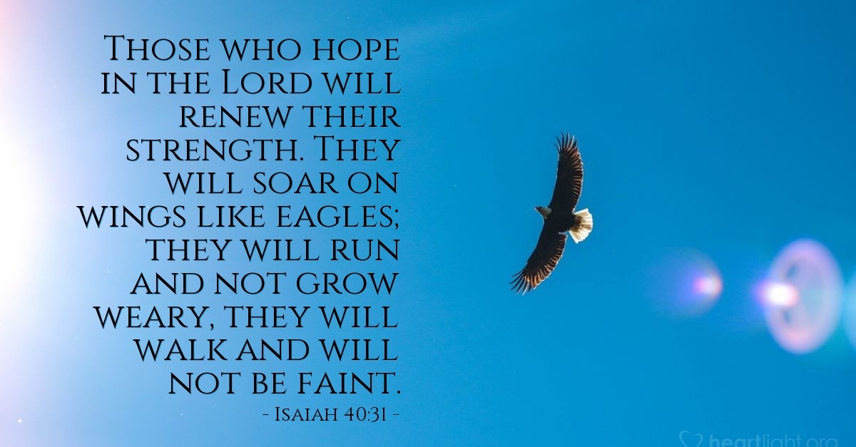 Isaiah 40:31 — Verse of the Day for 06/23/2014