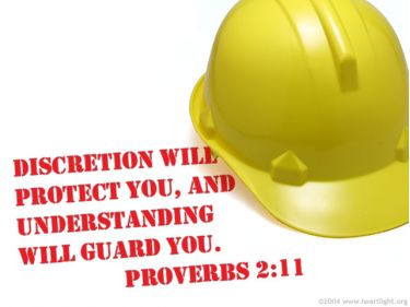 Illustration of the Bible Verse Proverbs 2:11