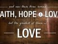 1 Corinthians 13:13 Faded Cross