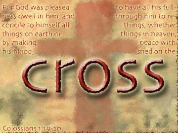 PowerPoint Background: Colossians 1:19-20 Text