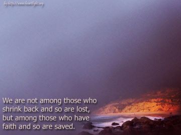 PowerPoint Background: Hebrews 10:39 - Main