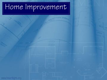 PowerPoint Background: Home Improvement Title