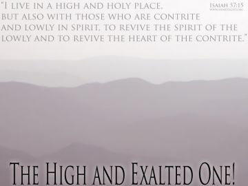 PowerPoint Background: Isaiah 57:15 Full