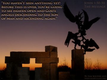 PowerPoint Background: John 1:50-51 Text
