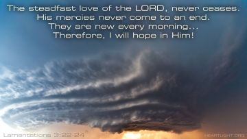 PowerPoint Background: Lamentations 3:22-24 Text