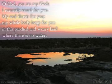 PowerPoint Background: Psalm 63:1 Text