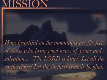PowerPoint Background: Psalm 63:3 - Mission