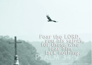 Illustration of the Bible Verse Psalm 34:9