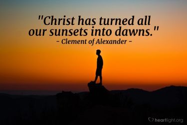 Illustration of the Bible Verse Quote by Clement of Alexander