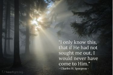 Illustration of the Bible Verse Quote by Charles H. Spurgeon