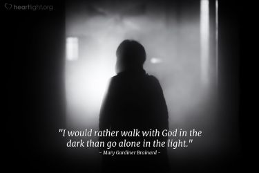 Illustration of the Bible Verse Quote by Mary Gardiner Brainard