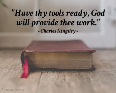 Illustration of the Bible Verse Quote by Charles Kingsley