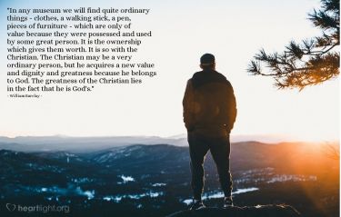 Illustration of the Bible Verse Quote by William Barclay