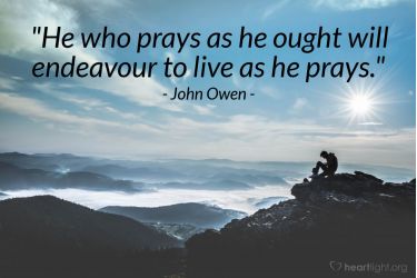 Illustration of the Bible Verse Quote by John Owen