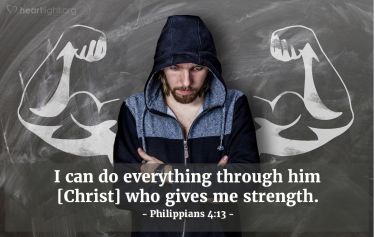Illustration of the Bible Verse Philippians 4:13