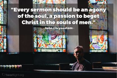 Illustration of the Bible Verse Quote by John Chrysostom