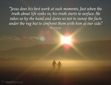 Illustration of the Bible Verse Quote by Max Lucado