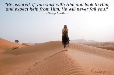 Illustration of the Bible Verse Quote by George Mueller