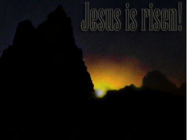 PowerPoint Background: Jesus is Risen