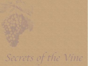 PowerPoint Background: Secrets of the vine