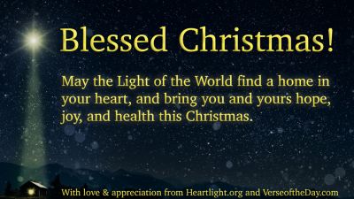 Blessed Christmas!