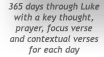 A 365 day devotional of Jesus life
