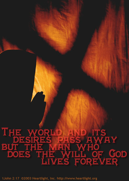 Illustration of 1 John 2:17 on End Of The World