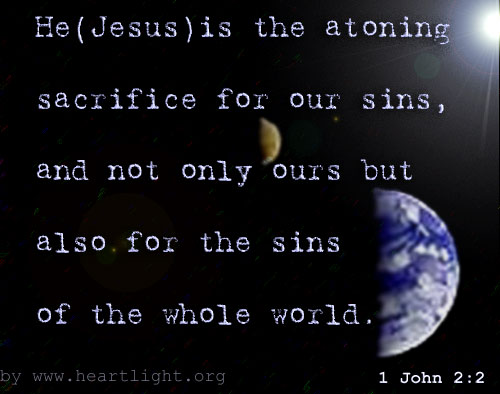 Illustration of 1 John 2:2 on Jesus