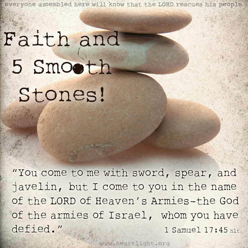 1 Samuel 17:45-47 Illustrated: "David's faith in God's ...