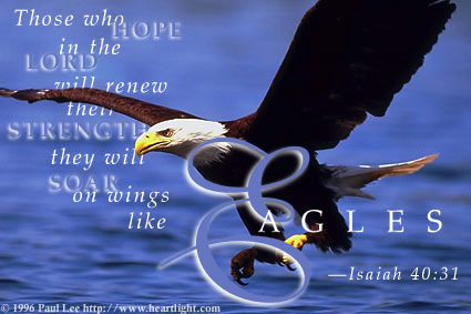 soar on eagles wings prayer