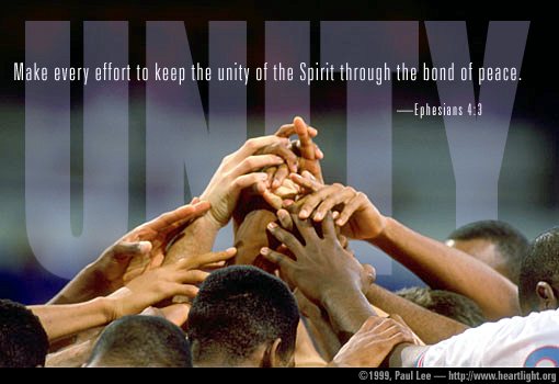 Illustration of Ephesians 4:3 on Unity