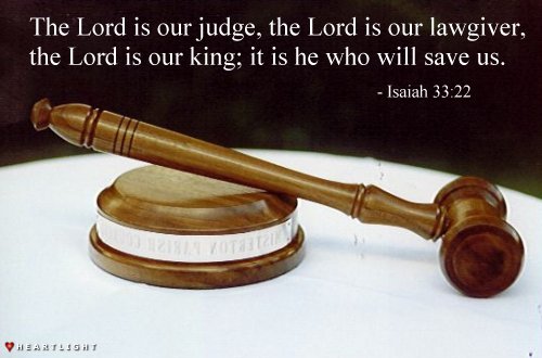 Illustration of Isaiah 33:22 on Judgment