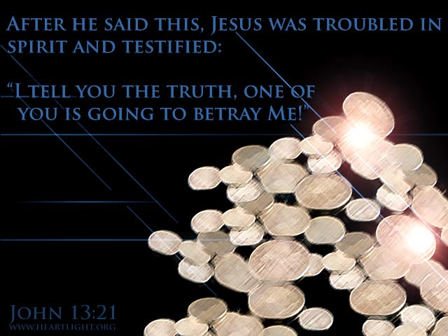Illustration of John 13:21 on Truth