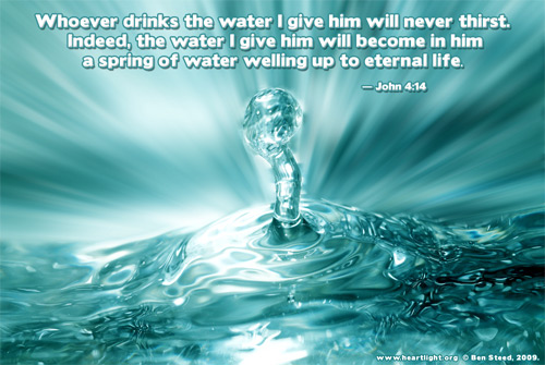 Illustration of John 4:14 on Thirst