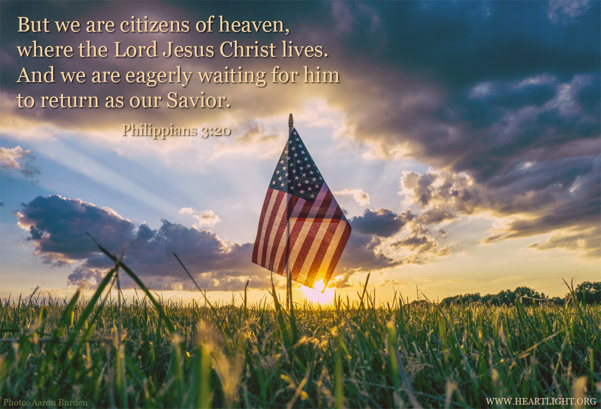 Illustration of Philippians 3:20 on Heaven