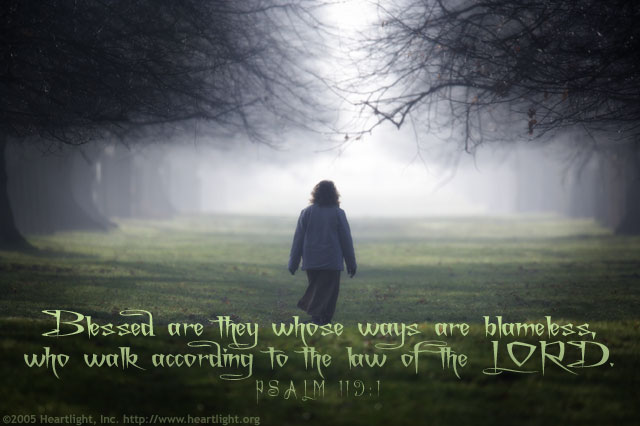 Psalm 119 1 Illustrated A Blessed Walk Heartlight Gallery