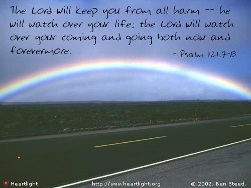 Psalm 121 7 8 Illustrated Watching Over Heartlight Gallery