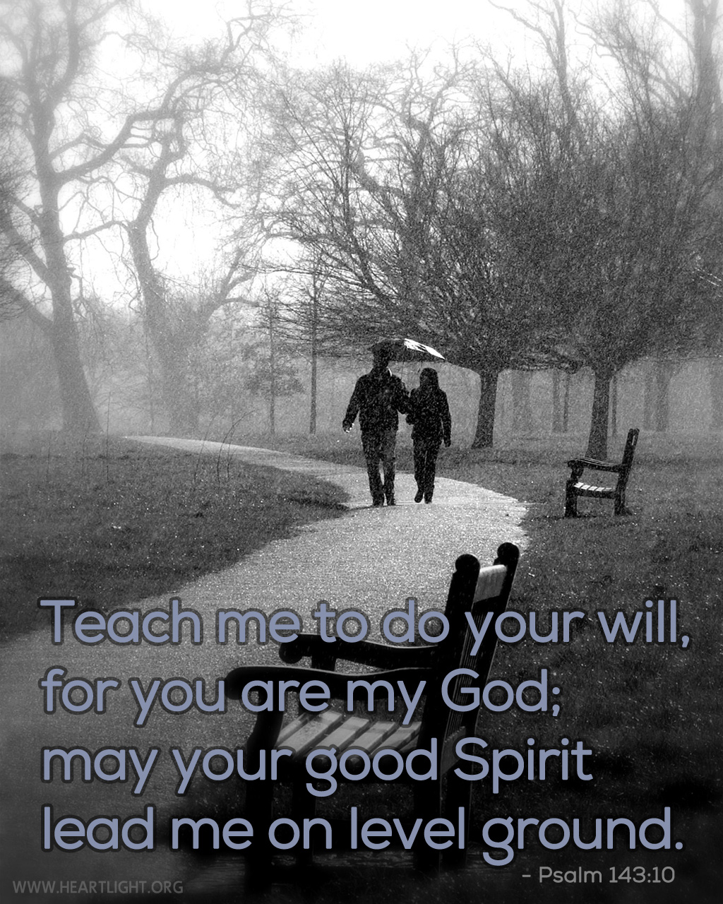 Illustration of Psalm 143:10 on Teaching