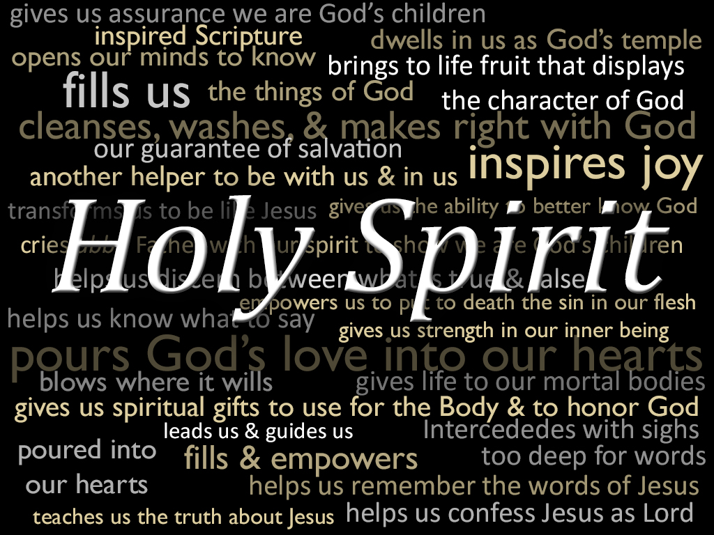 The Holy Spirit / The Holy Spirit brings grace beyond description