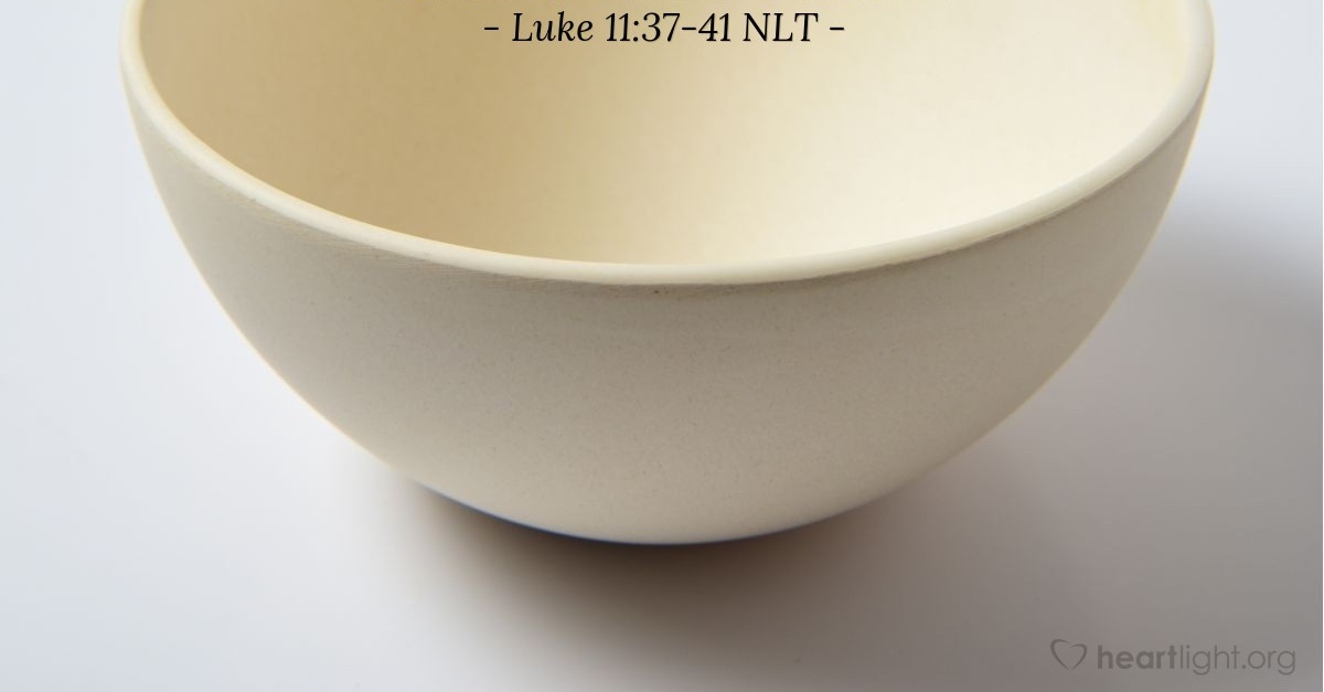 Gospel to Saint Luke 11:37-41 CATHOLIC Daily Readings