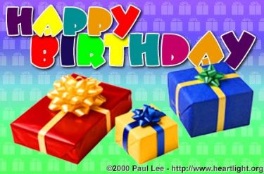 Illustration of the Bible Verse Birthday Presents