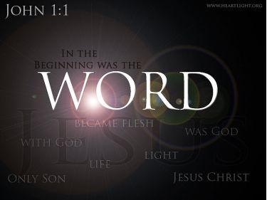 Illustration of the Bible Verse John 1:1 Gallery