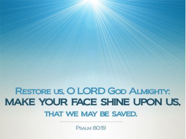 Illustration of the Bible Verse Psalm 80:19