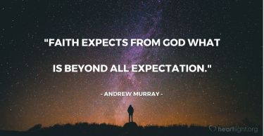 Illustration of the Bible Verse Quote by Andrew Murray