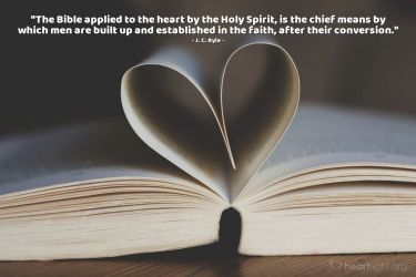 Illustration of the Bible Verse Quote by J. C. Ryle