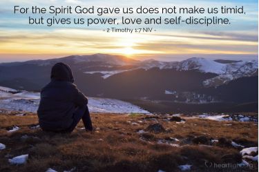 Illustration of the Bible Verse 2 Timothy 1:7 NIV